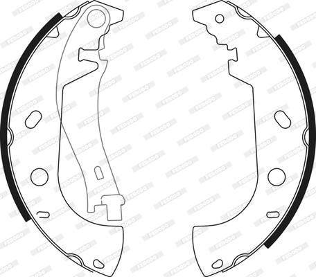 Ferodo FSB571 - Bremžu loku komplekts autodraugiem.lv