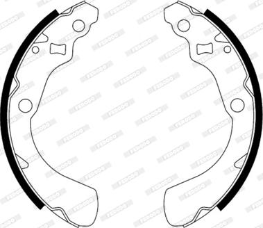 Ferodo FSB572 - Bremžu loku komplekts autodraugiem.lv