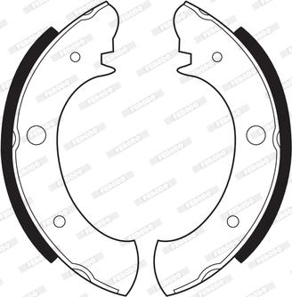 Ferodo FSB143 - Bremžu loku komplekts autodraugiem.lv