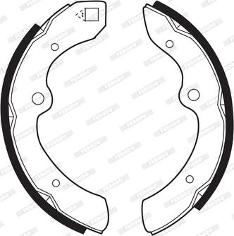 Ferodo FSB160 - Bremžu loku komplekts autodraugiem.lv