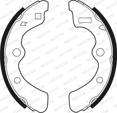 Ferodo FSB161 - Bremžu loku komplekts autodraugiem.lv