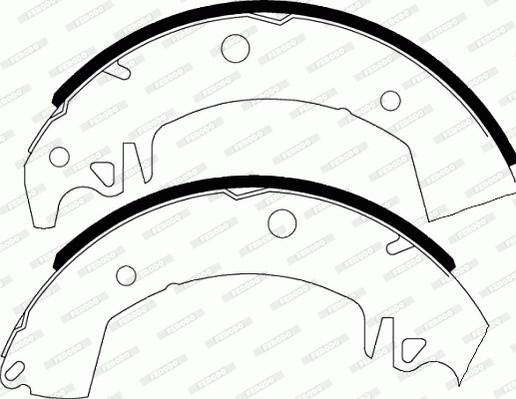 Ferodo FSB168 - Bremžu loku komplekts autodraugiem.lv