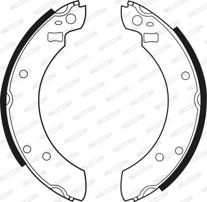 Ferodo FSB363 - Bremžu loku komplekts autodraugiem.lv