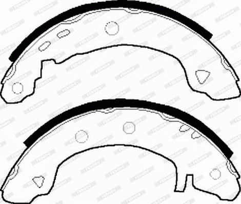 Ferodo FSB306 - Bremžu loku komplekts autodraugiem.lv