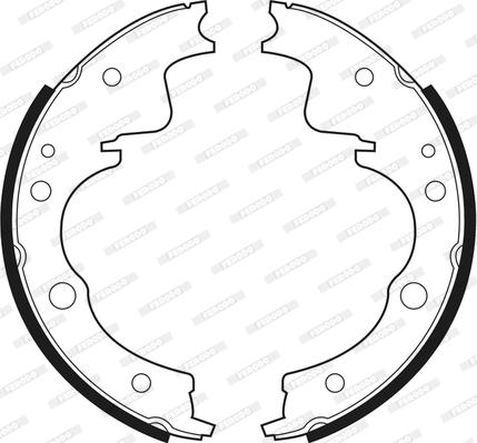 Ferodo FSB384 - Bremžu loku komplekts autodraugiem.lv