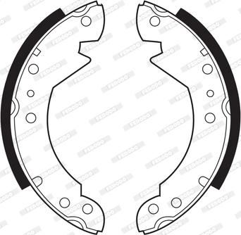 Ferodo FSB388 - Bremžu loku komplekts autodraugiem.lv