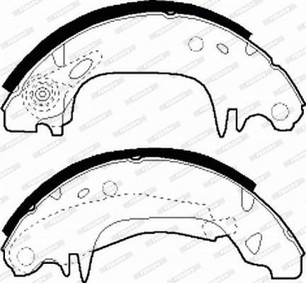 Ferodo FSB338 - Bremžu loku komplekts autodraugiem.lv