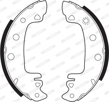 Ferodo FSB29 - Bremžu loku komplekts autodraugiem.lv
