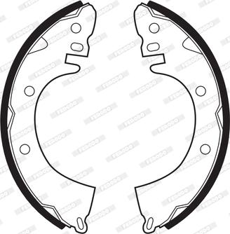 Ferodo FSB261 - Bremžu loku komplekts autodraugiem.lv