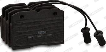 Ferodo FVR655-D - Bremžu uzliku kompl., Disku bremzes autodraugiem.lv