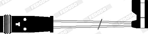 Ferodo FWI296 - Indikators, Bremžu uzliku nodilums autodraugiem.lv