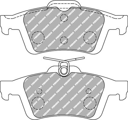 Ferodo Racing FCP1931H - Bremžu uzliku kompl., Disku bremzes autodraugiem.lv