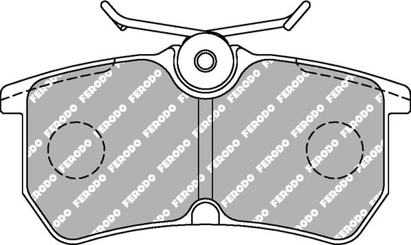 Ferodo Racing FCP1319H - Bremžu uzliku kompl., Disku bremzes autodraugiem.lv