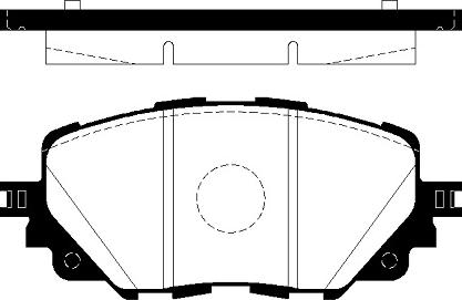 Aisin BPMZ-1012 - Bremžu uzliku kompl., Disku bremzes autodraugiem.lv