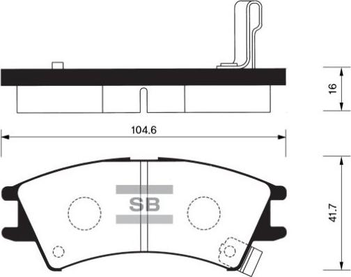 TOMEX brakes TX 14-10 - Bremžu uzliku kompl., Disku bremzes autodraugiem.lv