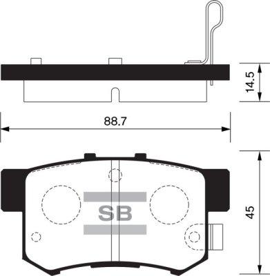 BOSCH BP565 - Bremžu uzliku kompl., Disku bremzes autodraugiem.lv