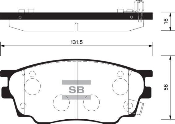 FI.BA FBP2027 - Bremžu uzliku kompl., Disku bremzes autodraugiem.lv