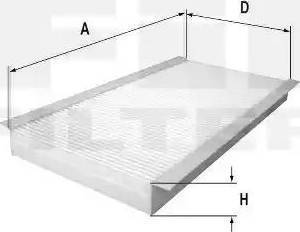 FIL Filter HCK 7174-2 - Filtrs, Salona telpas gaiss autodraugiem.lv