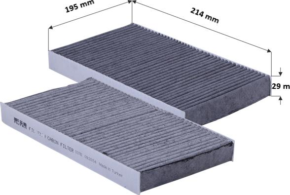 FIL Filter HCK 7138 - Filtrs, Salona telpas gaiss autodraugiem.lv