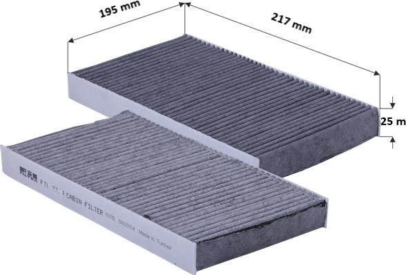 FIL Filter HCK 7396 - Filtrs, Salona telpas gaiss autodraugiem.lv