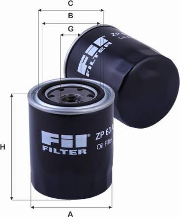 FIL Filter ZP 63 A - Eļļas filtrs autodraugiem.lv