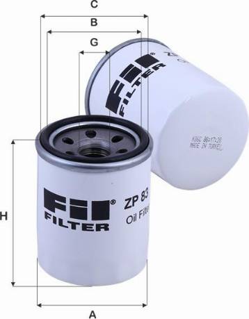 FIL Filter ZP 83 - Eļļas filtrs autodraugiem.lv