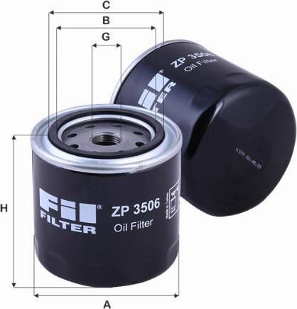 FIL Filter ZP 3506 - Eļļas filtrs autodraugiem.lv