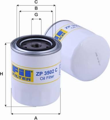 FIL Filter ZP 3502 C - Eļļas filtrs autodraugiem.lv