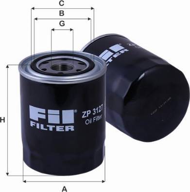 FIL Filter ZP 3127 - Eļļas filtrs autodraugiem.lv