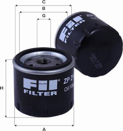 FIL Filter ZP 21 E - Eļļas filtrs autodraugiem.lv