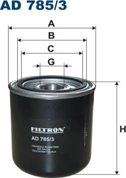 Filtron AD785/3 - Патрон осушителя воздуха, пневматическая система autodraugiem.lv