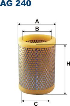Filtron AG240 - Gaisa filtrs autodraugiem.lv