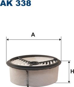 Filtron AK338 - Gaisa filtrs autodraugiem.lv