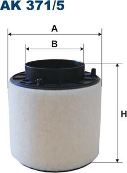 Filtron AK371/5 - Gaisa filtrs autodraugiem.lv