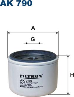 Filtron AK790 - Gaisa filtrs autodraugiem.lv