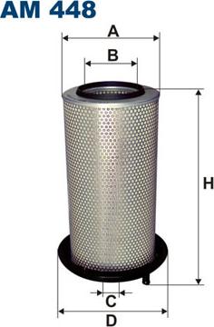 Filtron AM448 - Gaisa filtrs autodraugiem.lv