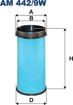 Filtron AM442/9W - Sekundārā gaisa filtrs autodraugiem.lv