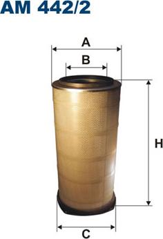 Filtron AM442/2 - Gaisa filtrs autodraugiem.lv