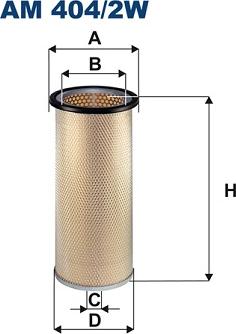 Filtron AM 404/2W - Sekundārā gaisa filtrs autodraugiem.lv