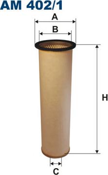 Filtron AM402/1W - Sekundārā gaisa filtrs autodraugiem.lv