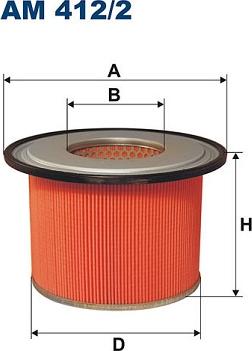 Filtron AM 412/2 - Gaisa filtrs autodraugiem.lv