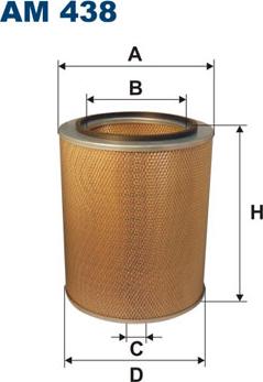 Filtron AM438 - Gaisa filtrs autodraugiem.lv