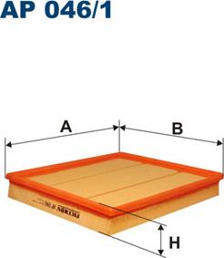 Filtron AP046/1 - Gaisa filtrs autodraugiem.lv