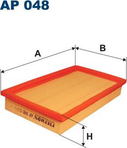 Filtron AP048 - Gaisa filtrs autodraugiem.lv
