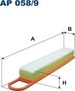 Filtron AP058/9 - Gaisa filtrs autodraugiem.lv