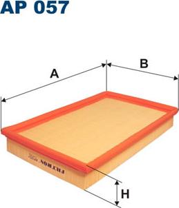 Filtron AP057 - Gaisa filtrs autodraugiem.lv