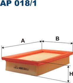 Filtron AP018/1 - Gaisa filtrs autodraugiem.lv