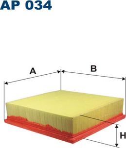 Filtron AP034 - Gaisa filtrs autodraugiem.lv