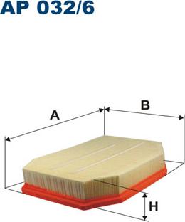 Filtron AP032/6 - Gaisa filtrs autodraugiem.lv