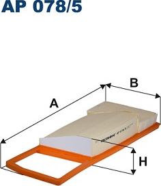 Filtron AP 078/5 - Gaisa filtrs autodraugiem.lv